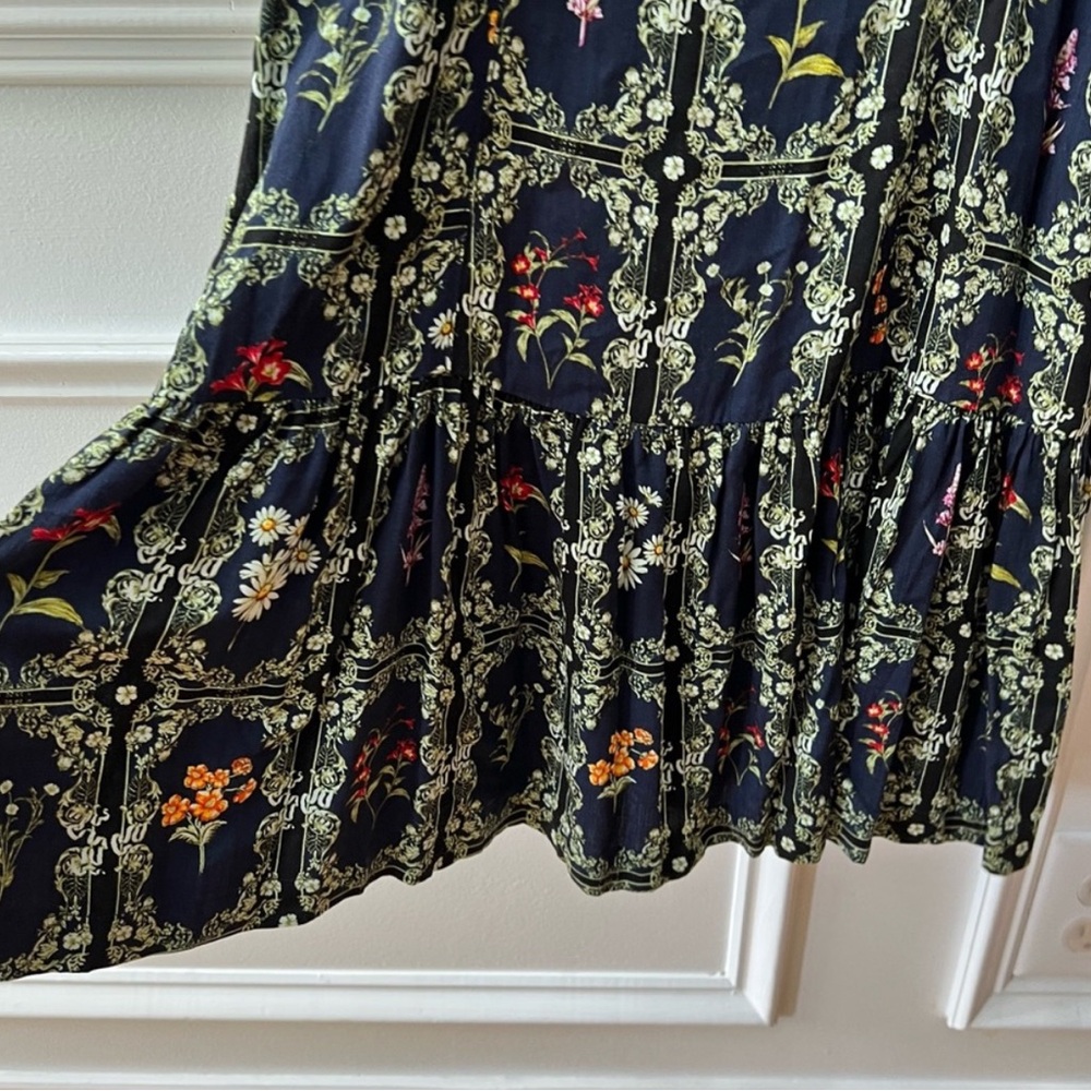 Agua Bendita Navy Floral Mini Dress - Picture 10 of 10